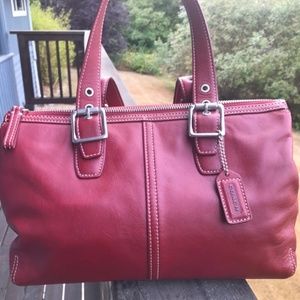 Coach Red Soho Leather Small Satchel  G33-9545